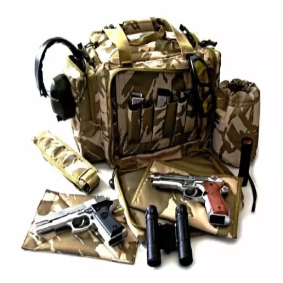 British Camo gun Range Bag 20" NATO® Tactical Survival hunt shoot Ballistic1200D