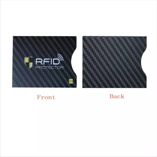 8 Credit Card Sleeves RFID Blocking Sleeve IdentityTheft Protection Card Holders