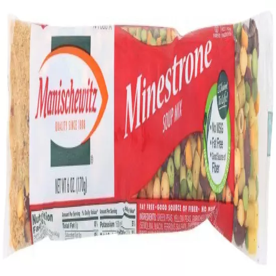 Manischewitz Minestrone Soup (Pack of 4)