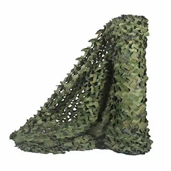 Bulk Roll Camo Netting For Hunting Military Decoration Sunshade (Woodland)