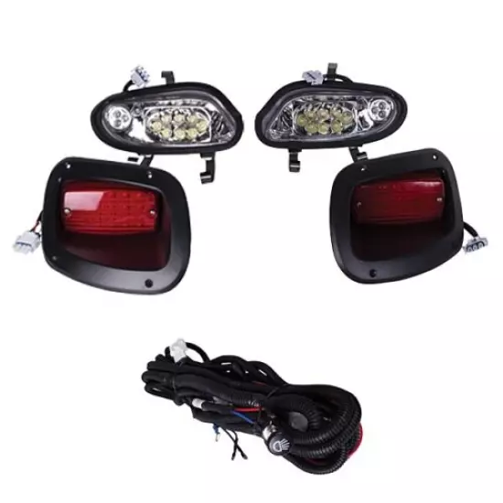 EZGO TXT - Freedom - Valor Golf Cart LED Headlight & Tail Light Kit 2014 - UP