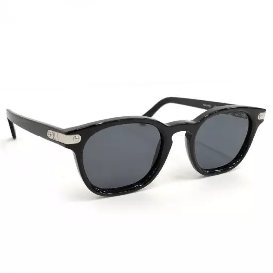 LOUIS VUITTON LV Signature Round Sunglasses Black Z2381U