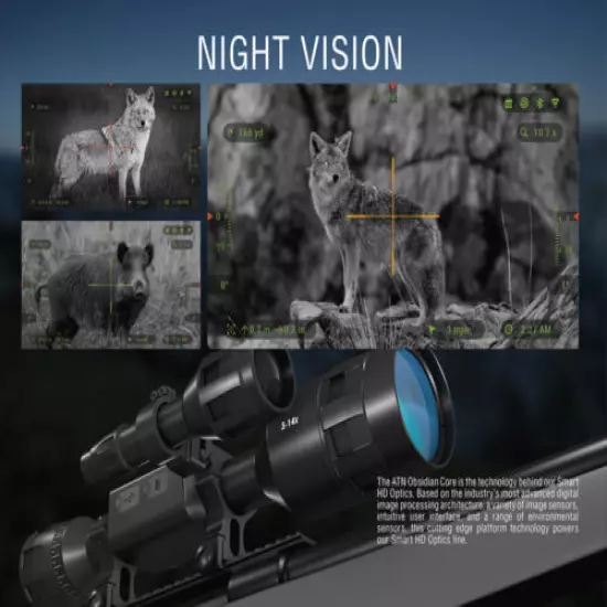 Refurbished ATN X-Sight 4K Pro 5-20x Smart Day/Night Rifle Scope