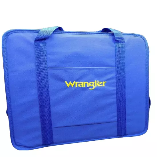 Wrangler Stadium Chair Tote With Front Pocket ,Adjustable Straps, Handles BN 