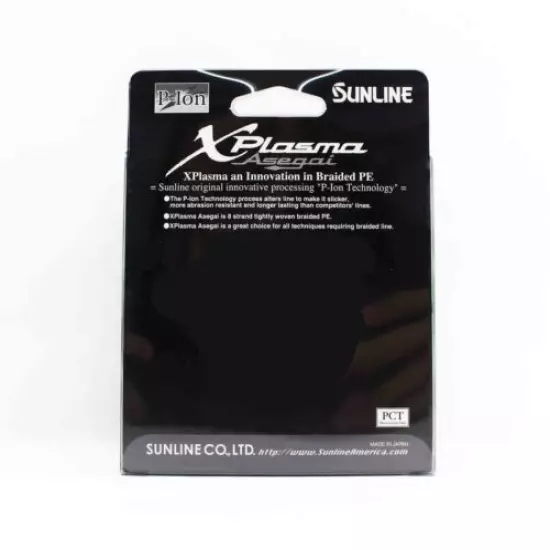 Sunline P.E Line Asegai Xplasma 330yds P.E 0.8 8lb Dark Green (6872)