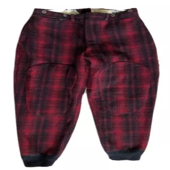 Vintage Woolrich Buffalo Plaid Wool Hunting Pants 32