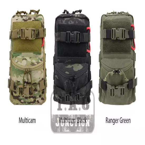 Tactical Molle MiniMAP Modular Assault Pack Quick Detach Map Hydration Backpack