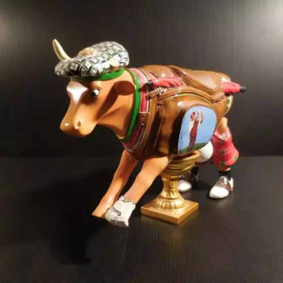 Bronze Sculpture Statue Bag Sport Golf Cow Bernhard Prinz Art IN The City N5750