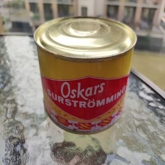 Swedish Cuisine Surstromming Fermented Traditional Fish Herring Smelly Can Prank