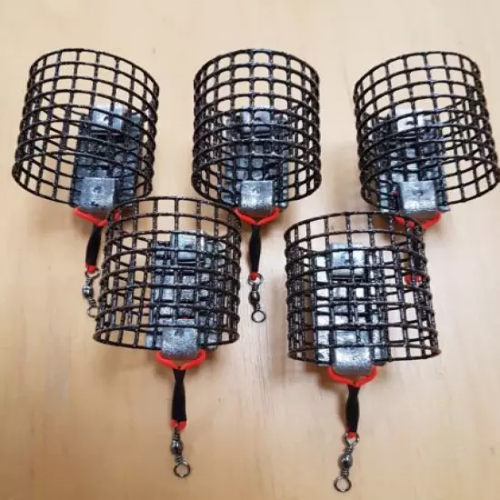 10 off 5x 4oz & 5x 3oz Handmade Heavy Quality Metal River Trent Barbel feeders