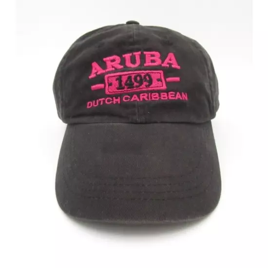 Unisex Aruba 1499 Dutch Caribbean Embroidered Adjustable Hat (A)