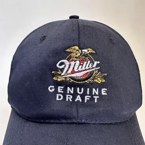 VTG Miller Genuine Draft Dad Cap Snapback Hat 100% Cotton Made in Hong Kong