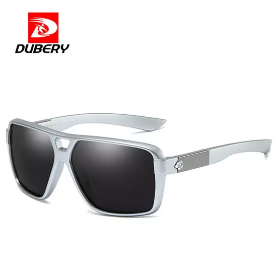 DUBERY Pilot Polarized Sunglasses Men Driving Fishing Sun Glasses Women Mirror