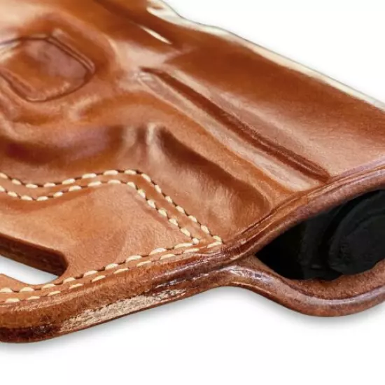 Premium Leather OWB Pancake Holster Open Top Fits, Sarsilmaz B6 - 4.5"BBL #5092#