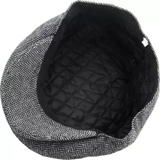 Mens Ivy Hat Golf Driving Ascot Winter Flat Cabbie Newsboy