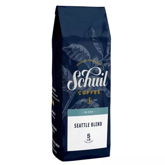 Seattle Blend, Whole Bean Coffee, Premium Roasted Gourmet Coffee Beans, Smooth 