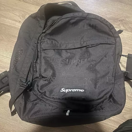 Supreme Backpack SS19 Black