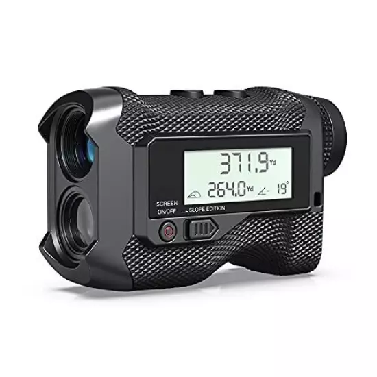 ACPOTEL Golf Laser Range Finder - LCD Display Screen Golf Rangefinder 6X Magn...