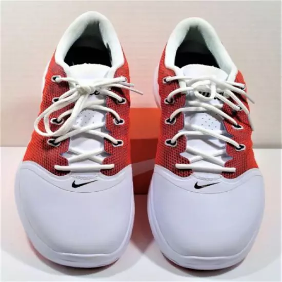 Nike Lunar Empress 2 Womens Golf Shoe White & Crimson Sz 10.5 NEW 819040 101