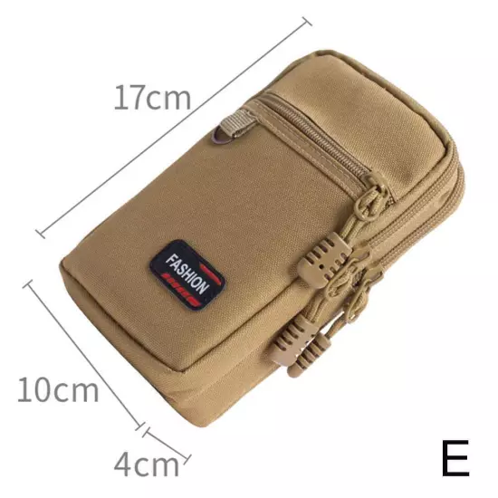 Tactical Molle Utility Pocket EDC Tool Bag Organizers Camping Phone G8 F0I2