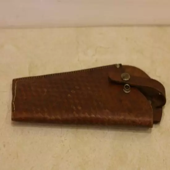 VINTAGE GENUINE LEATHER PISTOL CASE/HOLDER