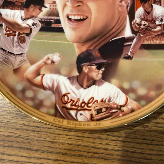 Bradford Exchange 1995 LIMITED EDITION 8 INCH PLATE Cal Ripken Jr.