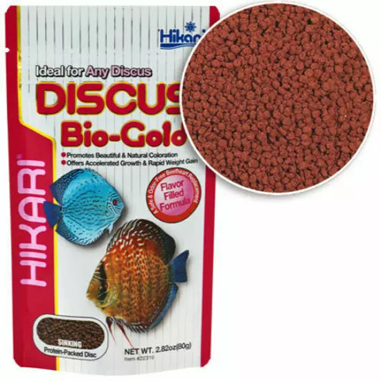 Hikari Discus Bio-Gold - 2.82oz or 2.2# As Low as $13.33 -BULK PRICES INSIDE !