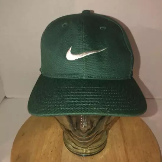 Vintage Nike Golf Hat Cap Snapback Green Swoosh Golfing Golfer Baseball