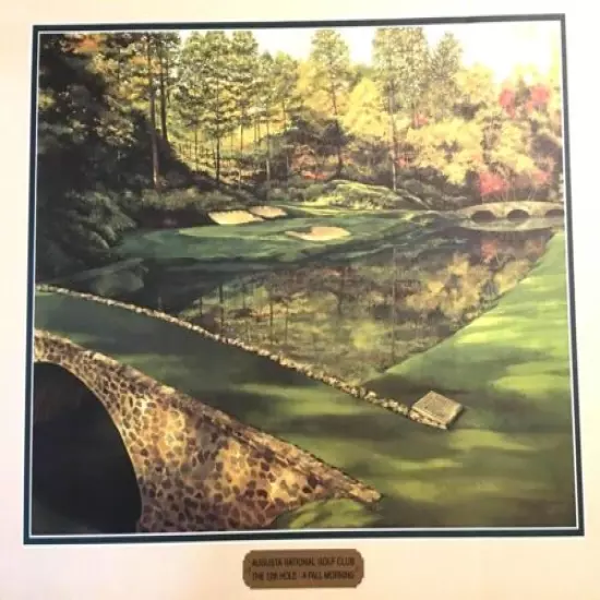 Masters Augusta National Golf Club SUITE OF FOUR PRINTS NEW Retail Value $250