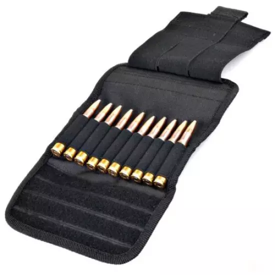 Shotgun Holder Pouch Holds 10 Shells 7,62 Ga Ammo Cartridge Pouch Case Wallet