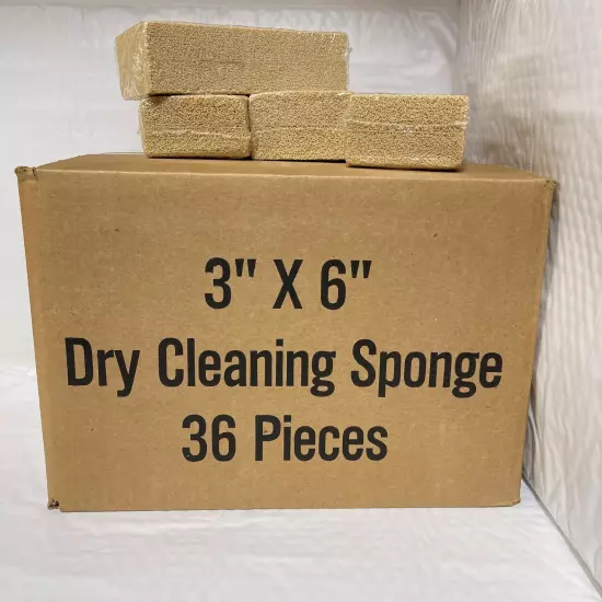 Unger SP060 Smoke and Soot Sponge 3"x6"-Case (36 ct.) Individually Wrapped - NEW