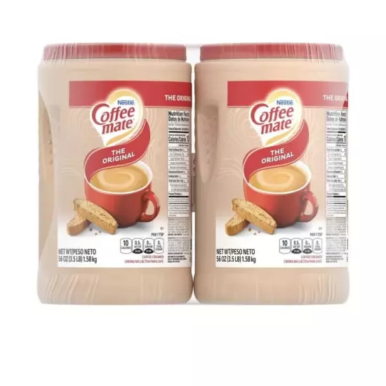 Nestle Coffee mate Coffee Creamer, Original Non Dairy Powder Creamer 56 Ounces.