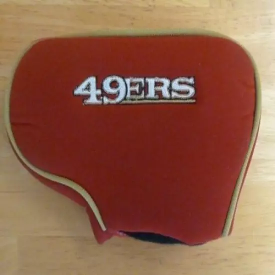 San Francisco 49ers NFL Blade or Mallet Putter Golf Club Head Cover Embroidered