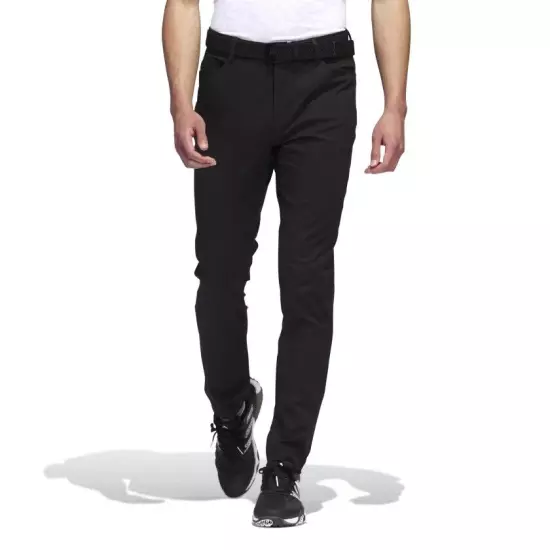 NEW Mens $100 ADIDAS Go To 5 Pocket Tapered Golf Pants HR7924 Black 42 x 32