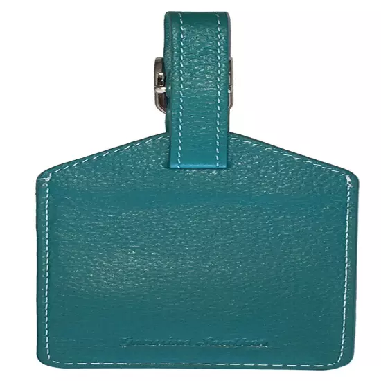 Genuine Top Grain Leather Luggage Tag