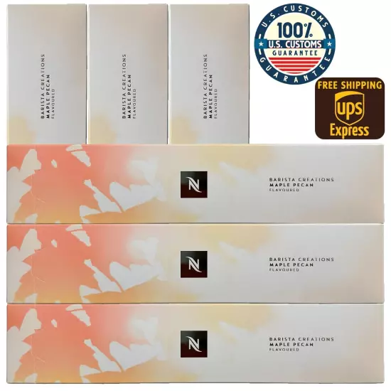 60x Nespresso VERTUO Maple Pecan Pods - 2-3-day Shipping to U.S & Canada