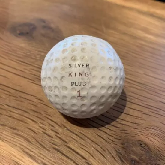 Antique Silver King Plus Championship Golf Ball 1 1930s Collectible!