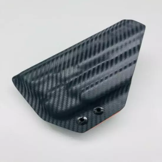 Fits a Glock 42 w/ TLR6 Light - Black Carbon Fiber & Red Kydex IWB Holster USA