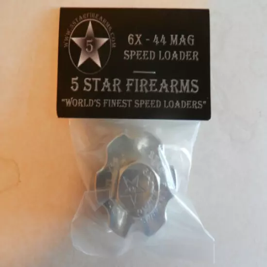 Aluminum Speedloader, Speed Loader; S&W 629, Super Redhawk, etc; 6X-44Mag