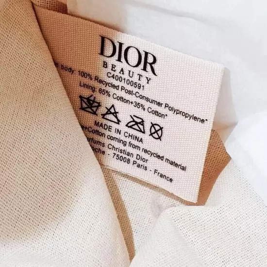 SHIP TODAY FINAL SALE w/box Christian Dior Novelty Clutch Pouch bag beige JAPAN