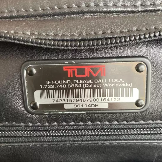 Tumi Business Bag Alpha 96114Dh Black All Leather