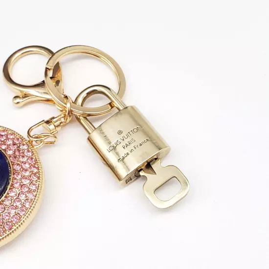 Authentic Louis Vuitton Lock & Key with unbranded Bagcharm, Keycharm, Keychain