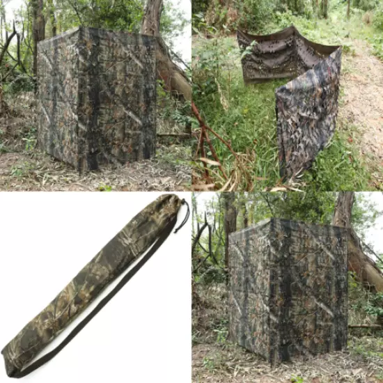 Ground Blind Hunting Hiding Deer Duck Shooting Camouflage 5×10ft Caza a Ciegas