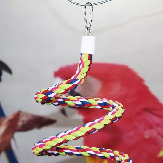 Rope Bungee Bird Toy, Small 43 Inch Long 