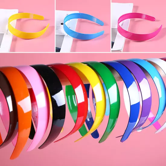 Fashion Plastic Non-Slip Wide Hair Hoop With Teeth Headband Women Headwear Gift