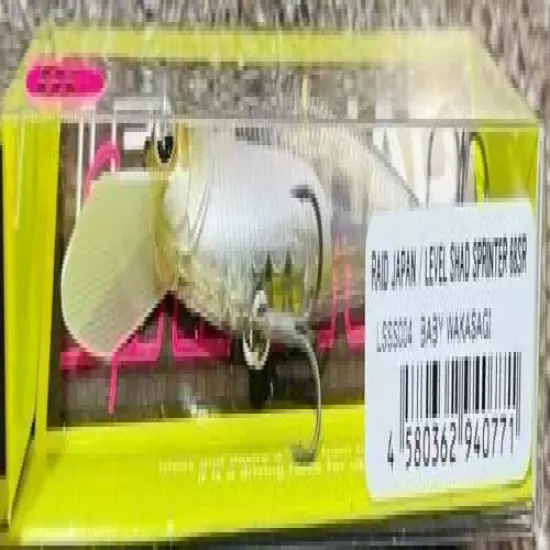 RAID JAPAN Level Shad Sprinter Baby Wakasagi 68SR JDM Finesse .20oz 2.67" NIB