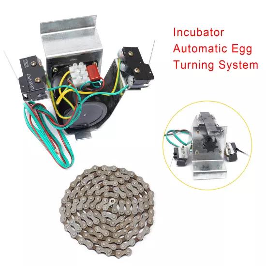 110V Industrial Automatic Egg Hatcher Incubator Egg Turning Rotation System 14W