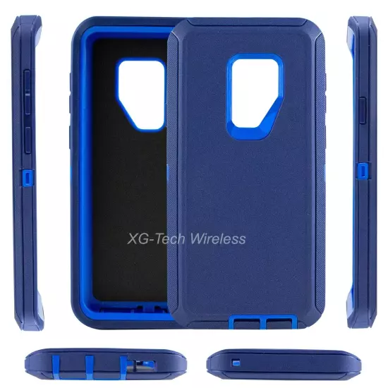 For Samsung Galaxy S9 S9 Plus Shockproof Heavy Duty Rugged Case Cover Belt Clip