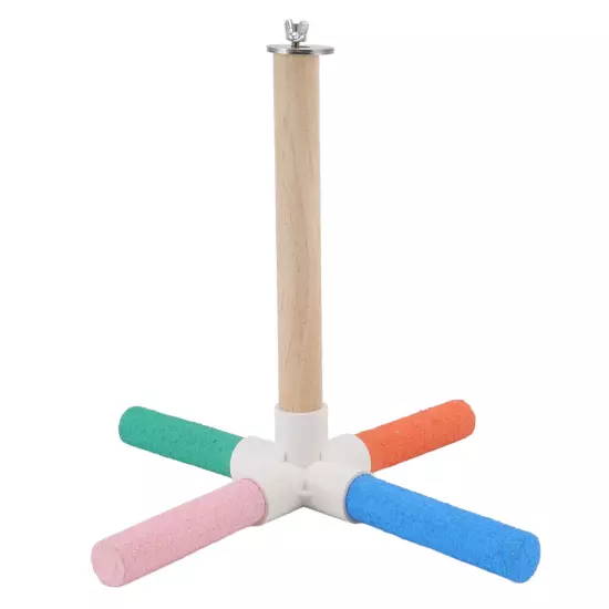  Cross Stand Stick Colorful Safe Healthy Matte Bird Cage Perch Stick W AD5