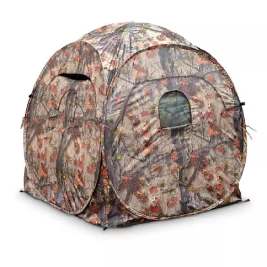 Hunting Ground Blind Camo Portable Foldable Pop Up 4-panel Spring Steel